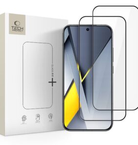 TEMPERED GLASS TECH-PROTECT GLASS FIT+ 2-PACK XIAOMI POCO F8 PRO BLACK