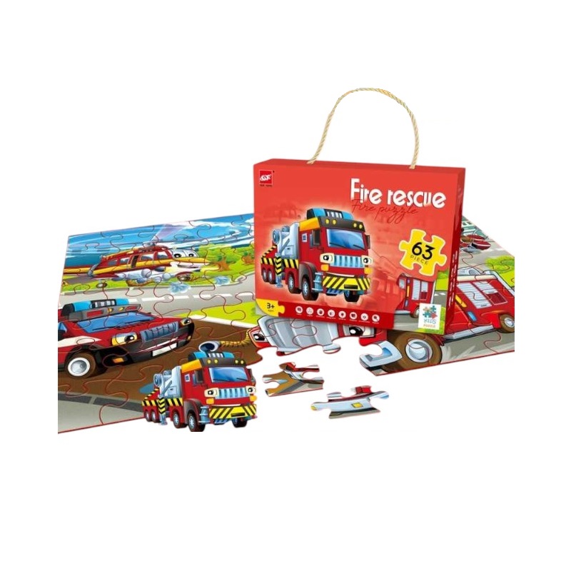 Παιδικό puzzle 63 κομματιών - Police - 66310 - 917221