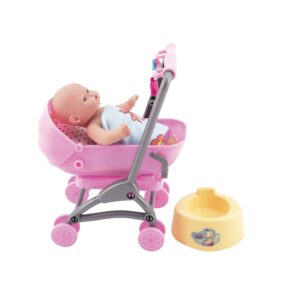 Παιδικό καροτσάκι mini με κούκλα - 0812-155 - 917427