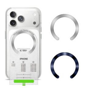 TECH-PROTECT MMP-210 MAGNETIC MAGSAFE RING 2-PACK DEEP BLUE & SILVER