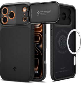 SPIGEN OPTIK ARMOR MAG MAGSAFE IPHONE 17 PRO MAX BLACK