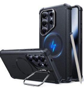 ESR CYBER TOUGH KICKSTAND MAGSAFE GALAXY S26 ULTRA BLACK