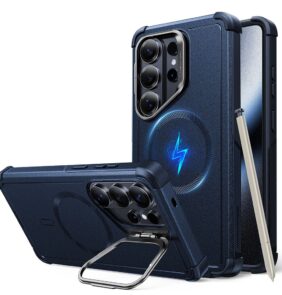 ESR CYBER TOUGH KICKSTAND MAGSAFE GALAXY S26 ULTRA BLUE