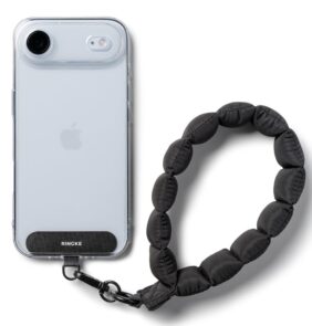 RINGKE HOLDER & PUFFER HAND STRAP CALM BLACK