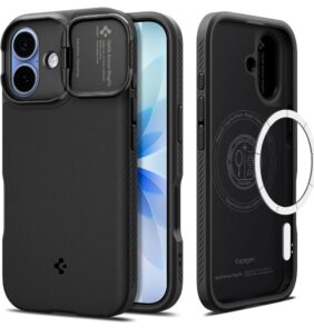 SPIGEN OPTIK ARMOR MAG MAGSAFE IPHONE 17 BLACK