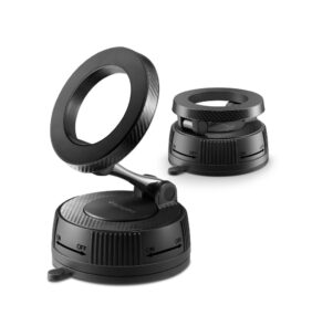SPIGEN MFT36 VACUUMLOCK MAGNETIC MAGSAFE DASHBOARD CAR MOUNT BLACK