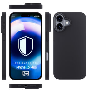 Apple iPhone 16 Plus - 3mk Hardy Silicone MagCase Graphite