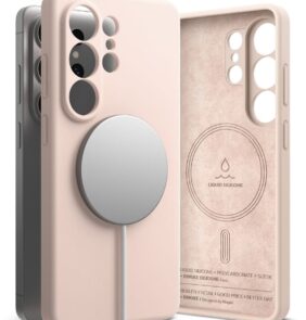 RINGKE SILICONE MAGNETIC MAGSAFE GALAXY S26 ULTRA PINK SAND