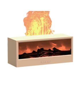 Υγραντήρας χώρου με εφέ φλόγας - 626286 - White