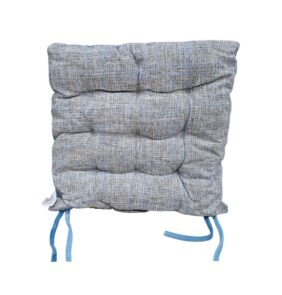 Μαξιλάρι καρέκλας διπλής όψης - 40x40cm - 720190 - Blue/Grey