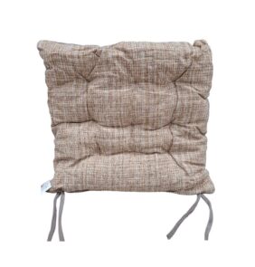 Μαξιλάρι καρέκλας διπλής όψης - 40x40cm - 720190 - Beige/Grey