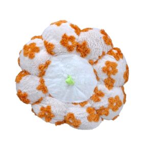 Μαξιλάρι καρέκλας Πουφ - 45cm - 720197 - White/Orange