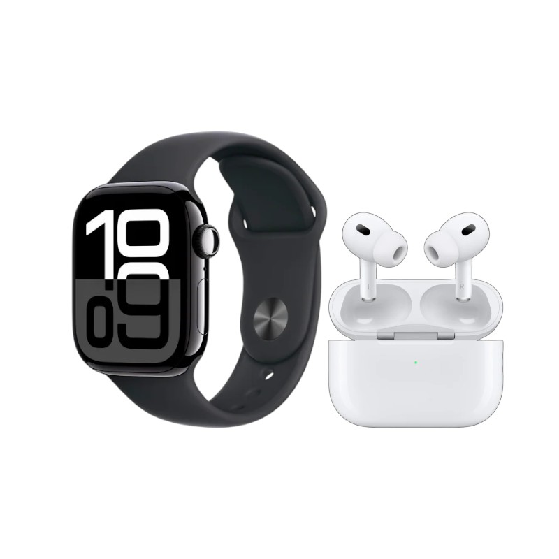 Σετ Smartwatch με ασύρματα ακουστικά Bluetooth & 7 λουράκια - S3000 Pro - 814086 - Black