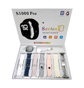 Σετ Smartwatch με 7 λουράκια - S1000 Pro - 814147 - Grey