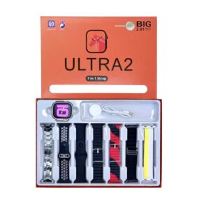 Σετ Smartwatch με 7 λουράκια - ULTRA2 - 814154 - Blue