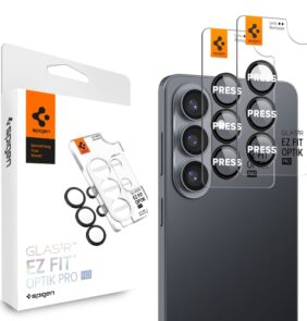 CAMERA COVER SPIGEN OPTIK PRO HD GLAS.TR 'EZ FIT' CAMERA PROTECTOR 2-PACK GALAXY S26 ULTRA BLACK
