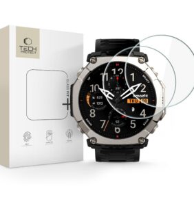 TEMPERED GLASS TECH-PROTECT GLASS FIT+ 2-PACK AMAZFIT T-REX ULTRA 2 CLEAR