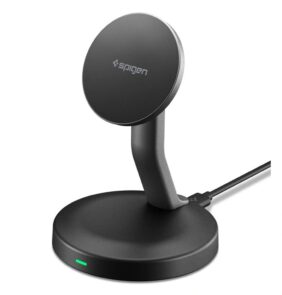 SPIGEN EF151MS ESSENTIAL MAGNETIC MAGSAFE WIRELESS CHARGER 15W BLACK