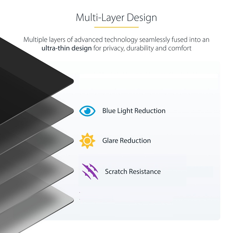 Privacy Filter for laptop 15,6''-16/9 345x194mm OEM - Image 3