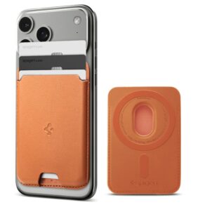 SPIGEN VALENTINUS MAGSAFE UNIVERSAL MAGNETIC CARD HOLDER METALLIC ORANGE