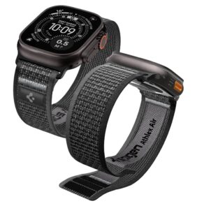 SPIGEN ATHLEX AIR 2 APPLE WATCH 8 / 9 / 10 / 11 / SE / ULTRA (44 / 45 / 46 / 49 MM) ACTIVE BLACK / GREY