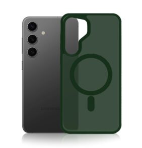 Samsung Galaxy S25 - 3mk Smoke MagCase Green