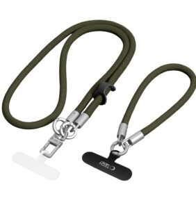TECH-PROTECT C10S ROPE CROSSBODY & WRIST OLIVE GREEN/TITANIUM