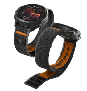 SPIGEN ATHLEX AIR GARMIN QUICK RELEASE 22 MM ACTIVE BLACK/ORANGE