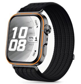 TECH-PROTECT NYLON HUAWEI WATCH FIT 3 / 4 / 4 PRO / 5 / 5 PRO BLACK