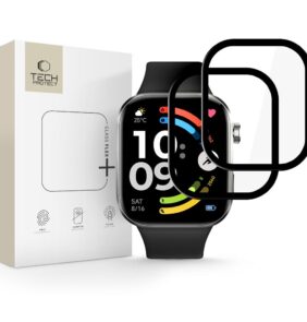 HYBRID GLASS TECH-PROTECT GLASS FLEX+ 2-PACK XIAOMI REDMI WATCH 6 BLACK