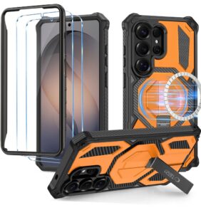 TECH-PROTECT MAGBLAST MAGSAFE + GLASS 2-PACK GALAXY S26 ULTRA BLACK/ORANGE