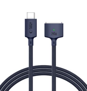 TECH-PROTECT MMC01 ULTRABOOST MAGNETIC MACBOOK CABLE TYPE-C TO MAGSAFE 3 140W 200CM MIDNIGHT BLUE