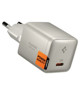 SPIGEN EE301EU-GAN ESSENTIAL 1-PORT NETWORK CHARGER 30W NATURAL TITANIUM