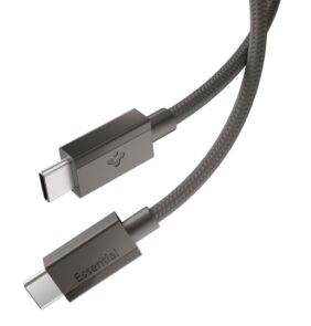 SPIGEN EB6015CC ESSENTIAL TYPE-C CABLE 60W 150CM GUNMETAL