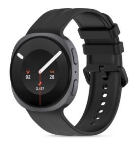 TECH-PROTECT SILICONE EVO SAMSUNG GALAXY WATCH 8 / 9 / CLASSIC (40 / 44 / 46 MM) BLACK