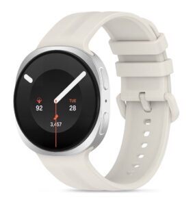 TECH-PROTECT SILICONE EVO SAMSUNG GALAXY WATCH 8 / 9 / CLASSIC (40 / 44 / 46 MM) STARLIGHT