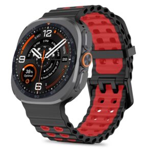 TECH-PROTECT ICONBAND PRO SAMSUNG GALAXY WATCH ULTRA 1 / 2 2024-2026 (47 MM) BLACK/RED