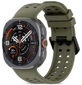 TECH-PROTECT SILICONE AIR SAMSUNG GALAXY WATCH ULTRA 1 / 2 2024-2026 (47 MM) OLIVE GREEN