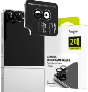CAMERA COVER RINGKE CAMERA FRAME 2-PACK GALAXY Z FLIP 8 BLACK