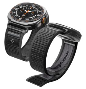 SPIGEN ATHLEX AIR BAND SAMSUNG GALAXY WATCH ULTRA 1 / 2 2024-2026 (47 MM) ACTIVE BLACK/GREY