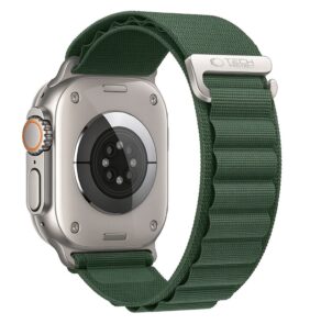 TECH-PROTECT NYLON PRO APPLE WATCH 8 / 9 / 10 / 11 / 12 / SE / ULTRA (44 / 45 / 46 / 49 MM) MILITARY GREEN